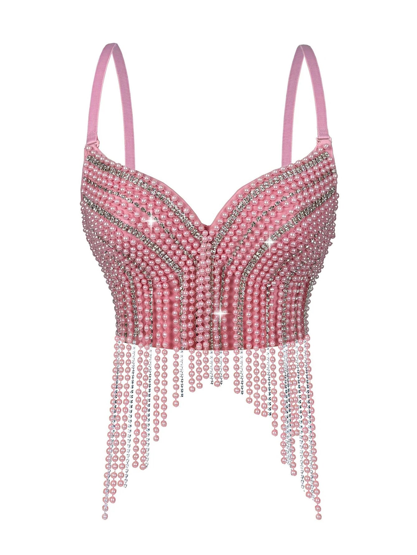 Sexy white rhinestone corset crop top women summer night club party tops woman halter tank top bra bustier hotwife street wear