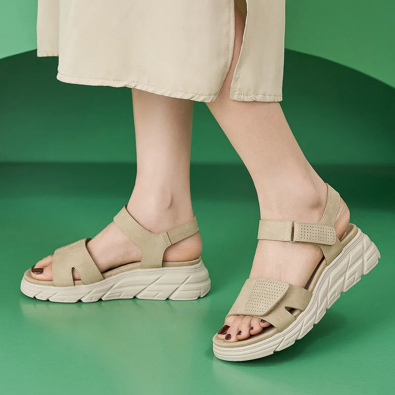 Summer Fashion Women Comfortable Platform Wedges Plus Size Shoes for Women 35-41