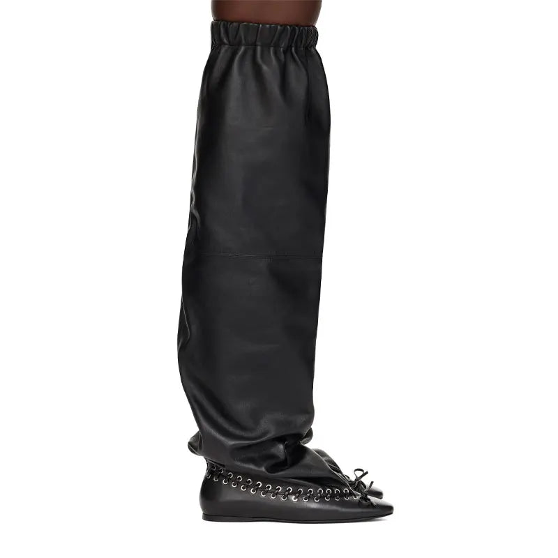 2026 Ladies' Pointed Elastic Tube Mouth Over Knee Women's Boots, Slim High Heels, Fashionable Fashion Runway Party Women's Boots