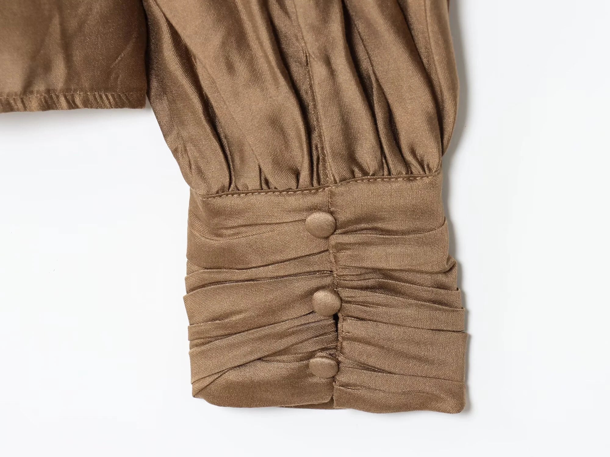 2025 Autumn New Women's Clothing European and American Style Fashion Personalized Temperament Versatile Hanging Fold Top