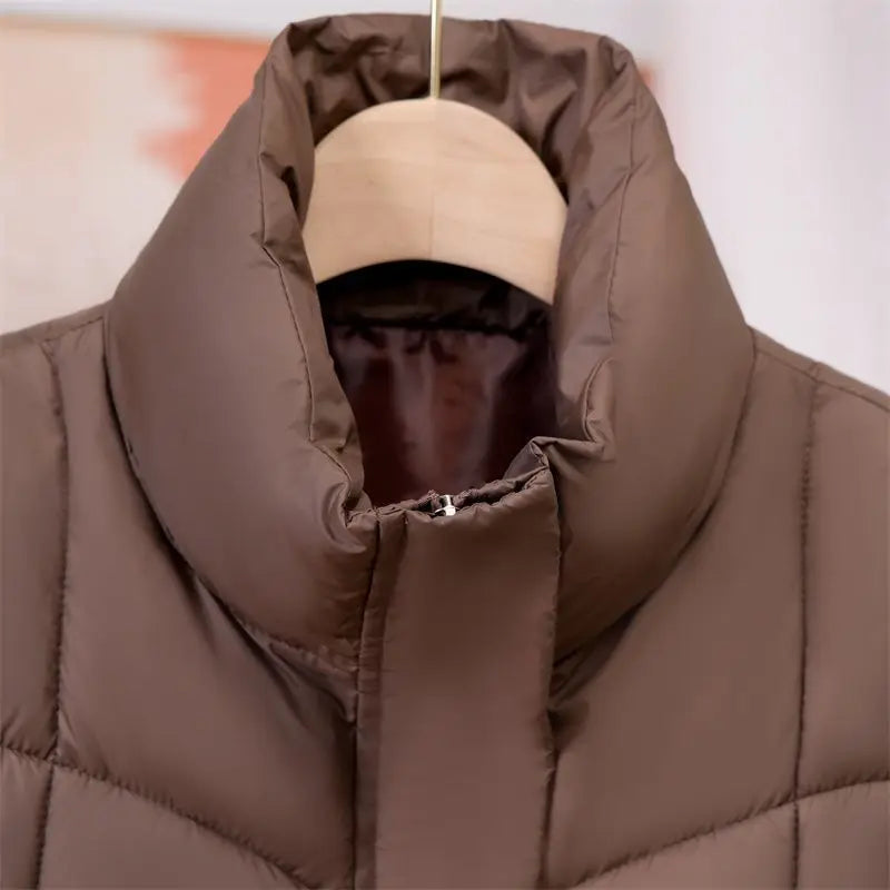 2026 Autumn Winter Plus Size Women's Down Cotton-padded Vest Coat Female Elegant New Warm Waistcoat Jacket Fashion Overwear