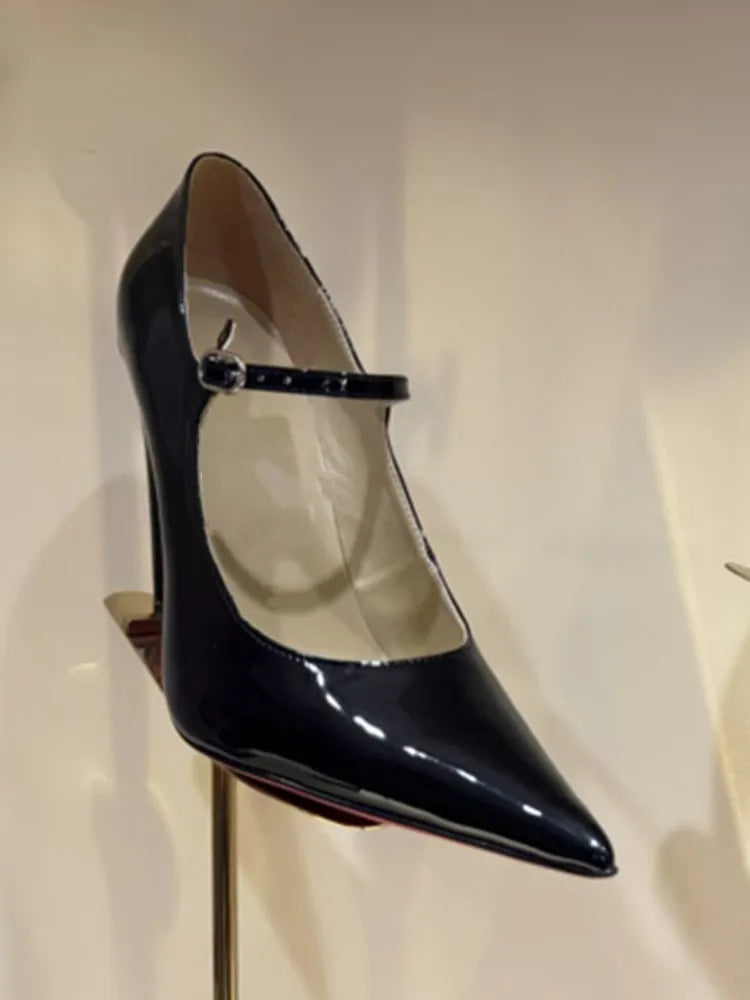 2026 Women's Summer Pointed Stiletto Lace Bow Sandals Fashion Fashion Show Party Wedding Ballet Women's High Heels