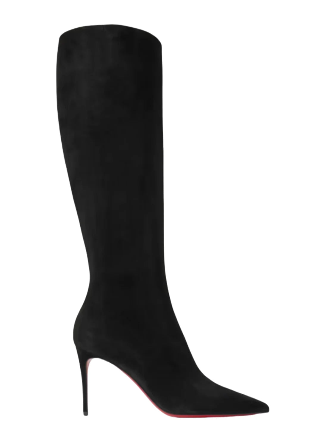 Women's New Slim Fit High-heeled Short Boots, Spring and Autumn Fashion Pointed Side Zipper Size 34-46, Knee High Women's Boots
