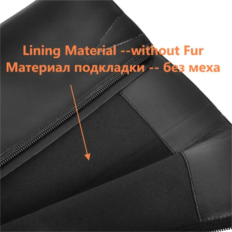 Onlymaker Women Round Toe Platform Knee High Boots Chunky Heel Boots With Side Zipper Concise Tall Modern Boots