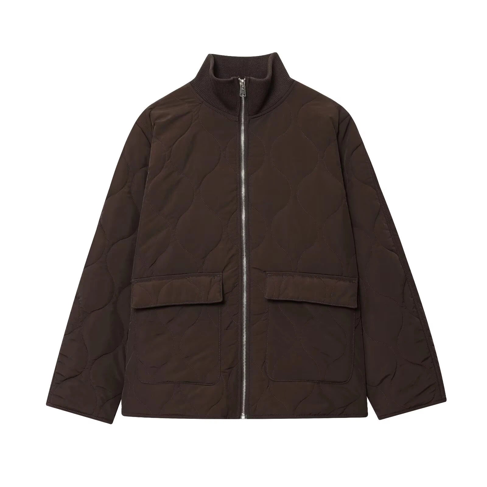 Autumn New Women's Clothing 2025 Fashion Large silhouette Quilted with Thin Cotton Jacket Cotton Jacket