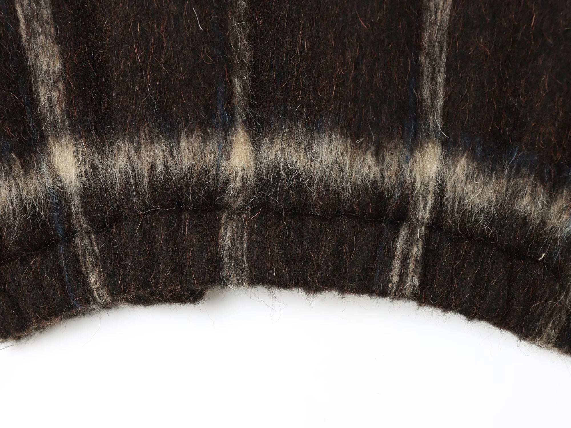 2025 Autumn New Product Women's Clothing High end Retro Lazy Style Pocket Hairy Plaid Jacket Jacket