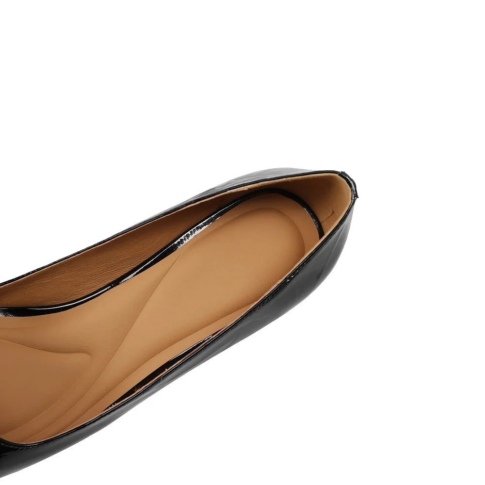 Lace Up Genuine Leather Pumps Slip On Shallow Stiletto Thin High Heel Runway Dress Pointy Toe Dress Shoes 33-43
