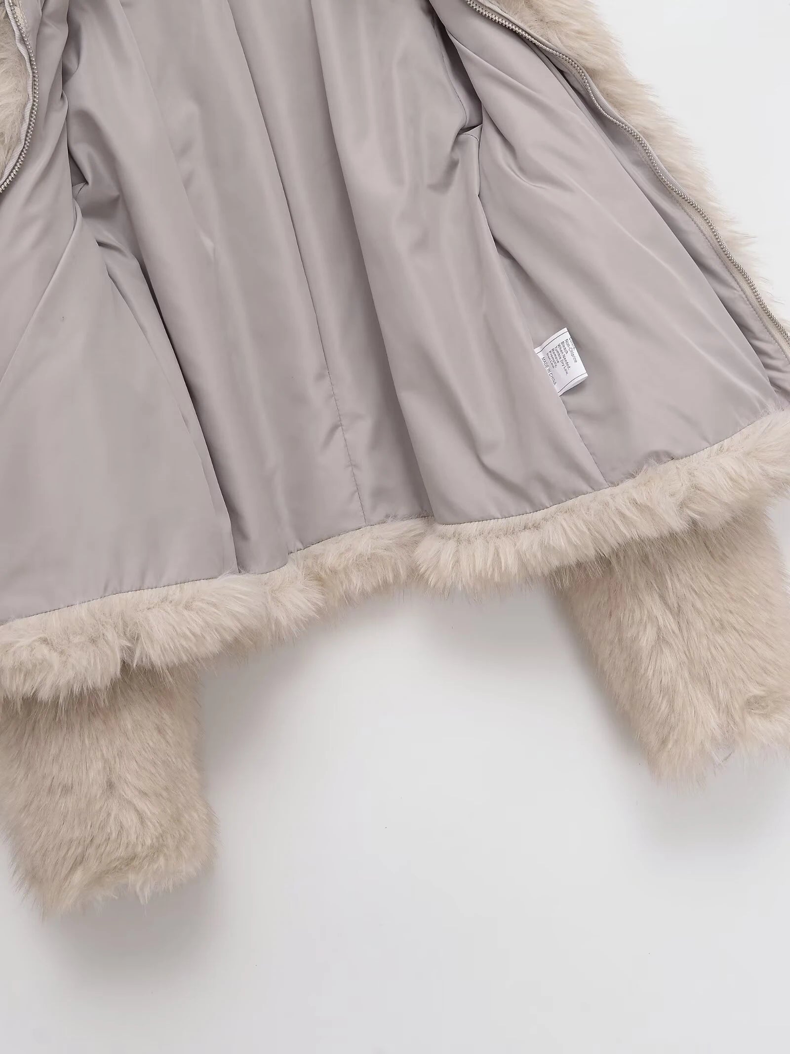 2025 autumn and winter new women's clothing sweet and fashionable loose double-sided artificial wool warm jacket jacket