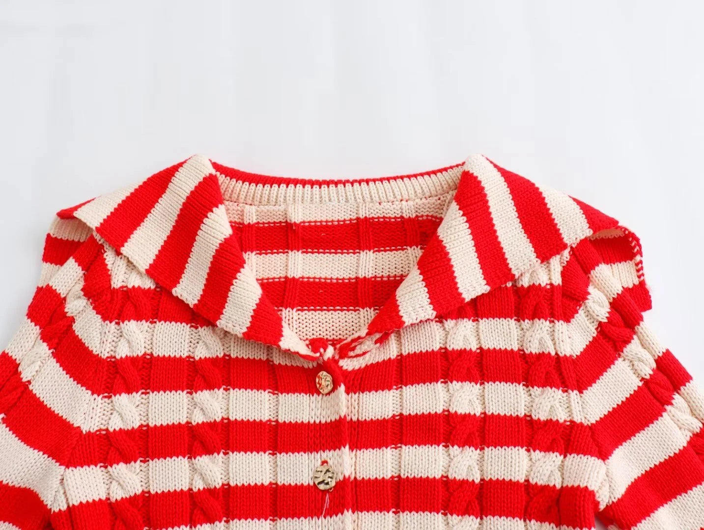 2024 New Women's Clothing European And American Style Fashionable Temperament Casual Versatile Eight Ply Knitted Jacket