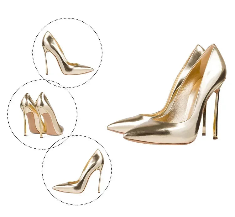 Luxury Designer Women Pumps Stiletto High Heel Sexy Fetish Party Zapatos De Tacon C-PU-1