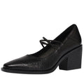 Handmade Genuine Leather Soft comfortable Elastic band Mary Jane Shoes Casual Thick Heel Square Head Upgraded