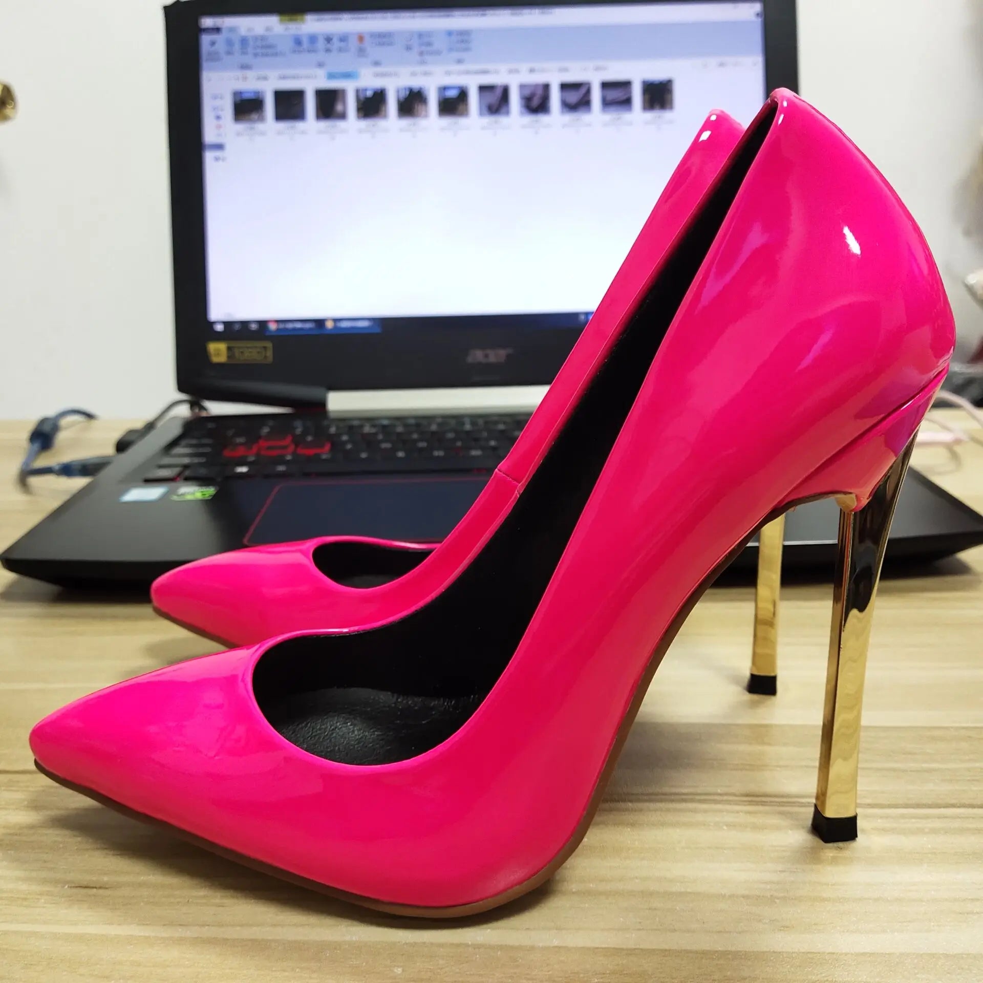 Luxury Designer Women Pumps Stiletto High Heel Sexy Fetish Party Zapatos De Tacon C-PU-1