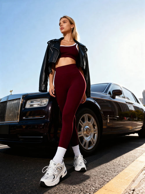 2 pcs Women Seamless Yoga Sets Jogging Outfit Sport Leggings Bra Sportswear Woman Gym Outfit Workout Set Yoga Clothes Activewear