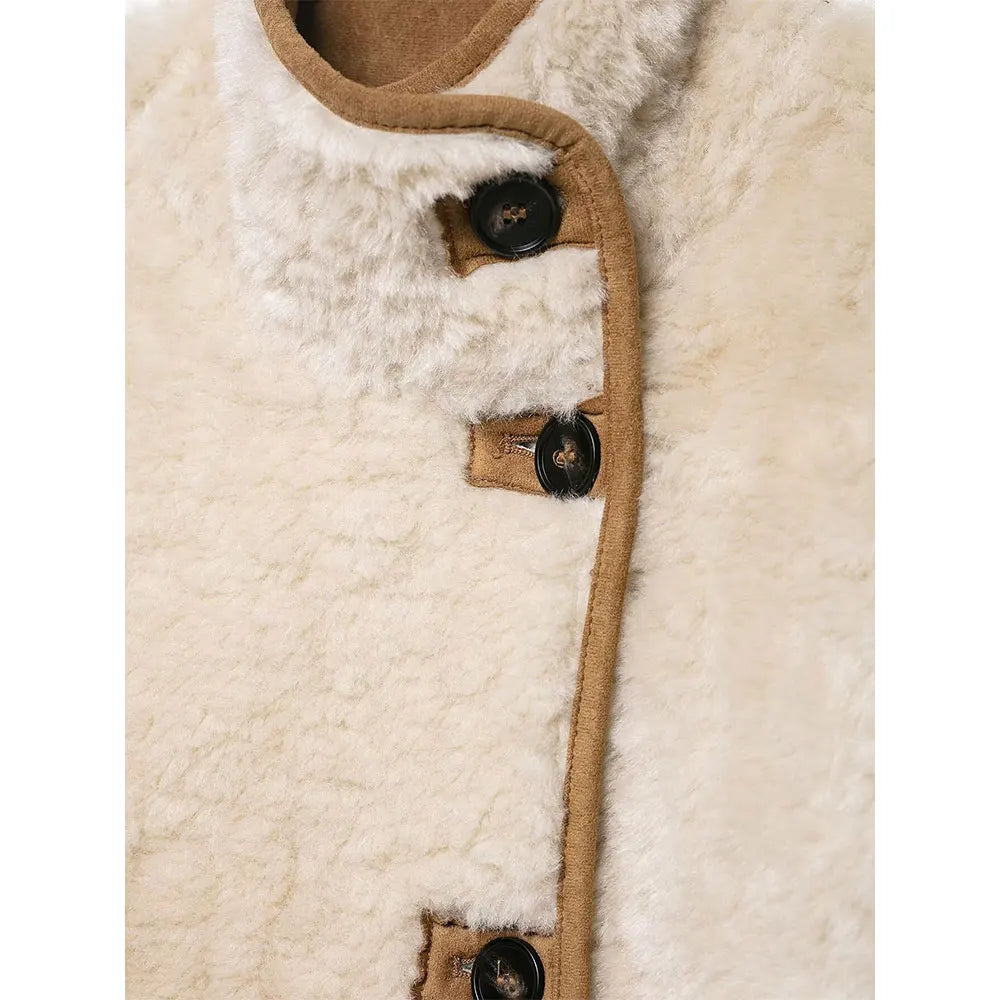 Women Fashion With Pockets Double-Sided Wear Jackets Casual High Neck Long Sleeves Female EleChic Lady Outfit