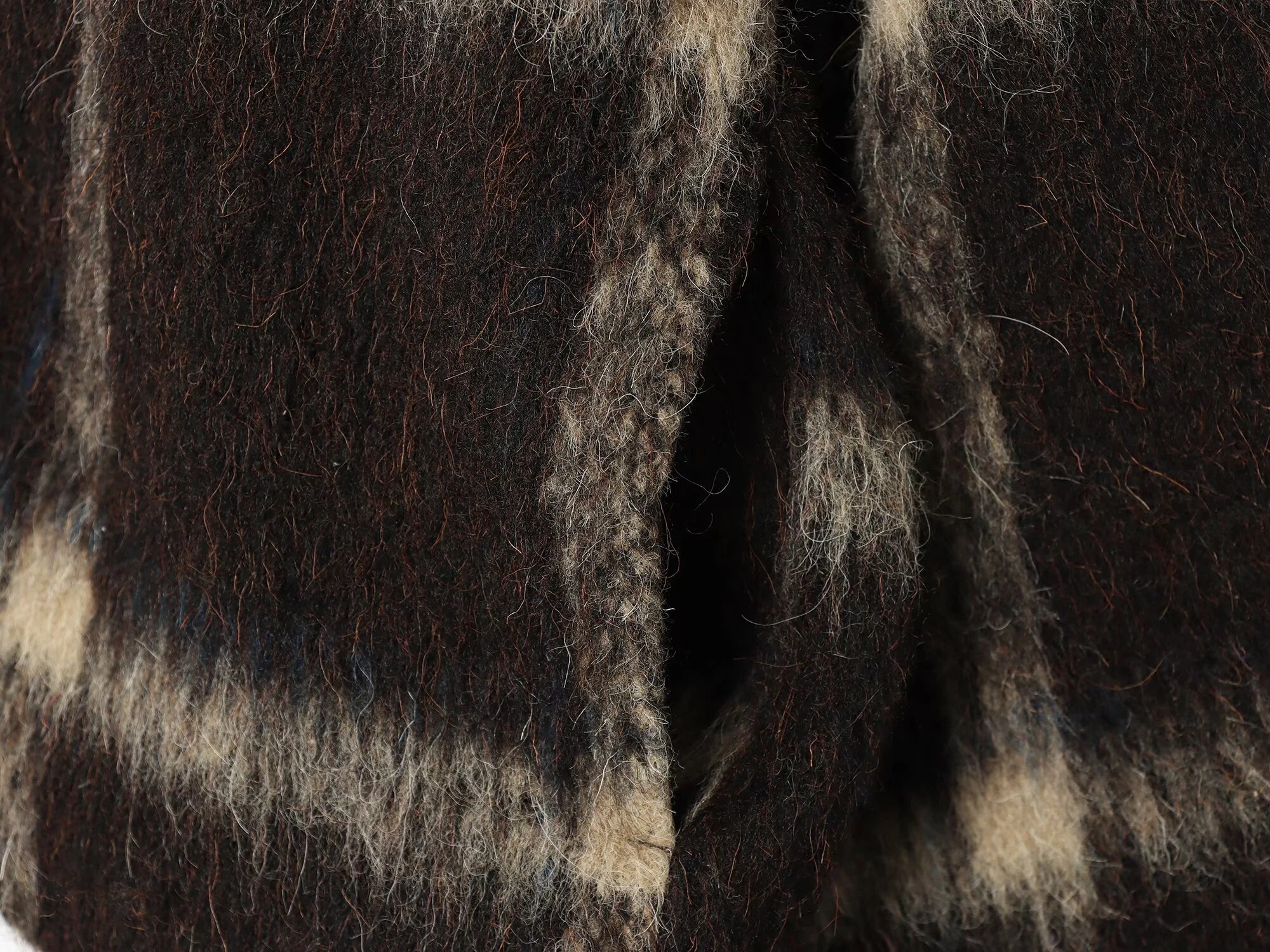 2025 Autumn New Product Women's Clothing High end Retro Lazy Style Pocket Hairy Plaid Jacket Jacket