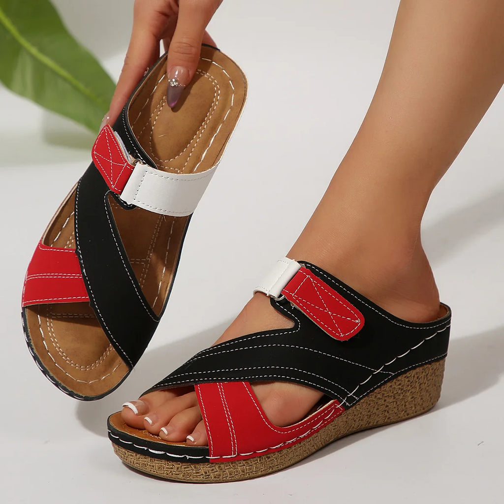 Shoes for Women Plus Size 36-43 Summer Fashion Platform Wedges Comfortable